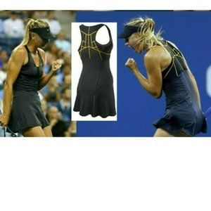 Nwt Maria Sharapova Nike Tennis Dress w/ Bra L Large skirt